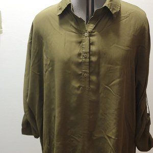 High-Low Oversized Blouse